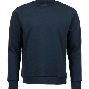 FRESH CLEAN THREADS XL Crewneck Sweatshirt Navy Blue Cotton Blend Dad Bod Basic